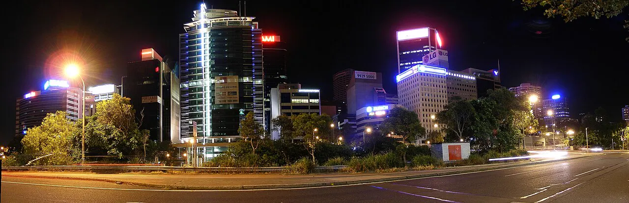North Sydney from the harbour, North Sydney